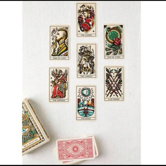 NEW Tattoo Tarot DECK Cards Ink and Intuition Gold Witchcraft Divination Witchy - Picture 3 of 5